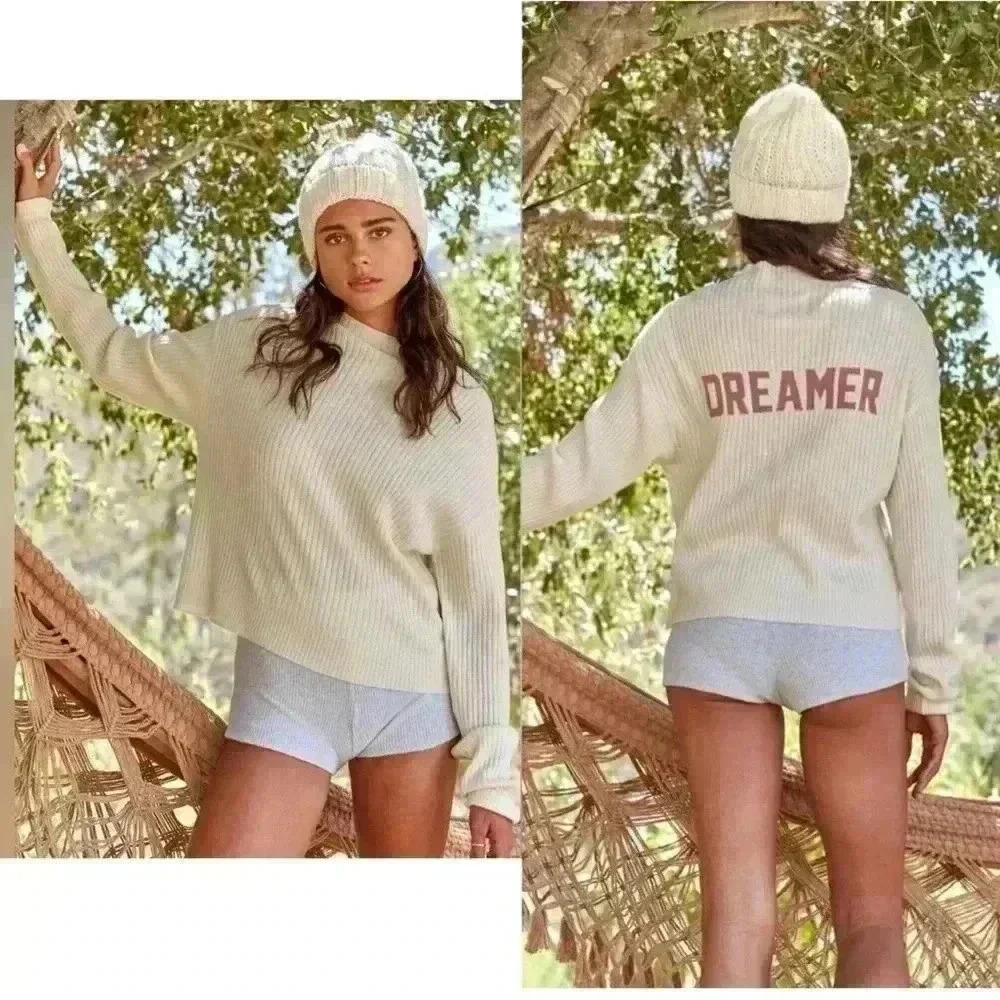 Spiritual Gangster Dreamer Mock Neck
Sweater Cream Large - Picture 1 of 12